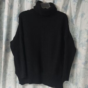 LOFT Classic Black Cowl Neck Sweater